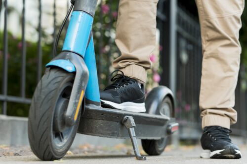 close up view urban transportation concept