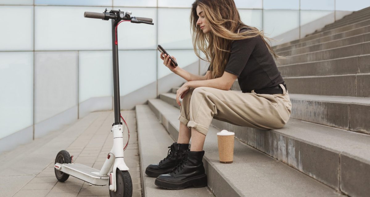 young woman browsing her mobile phone